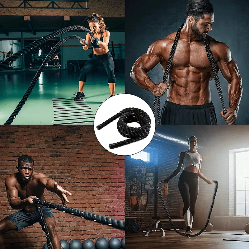 15m Heavy Duty Body Workout Rope 183878 38mm