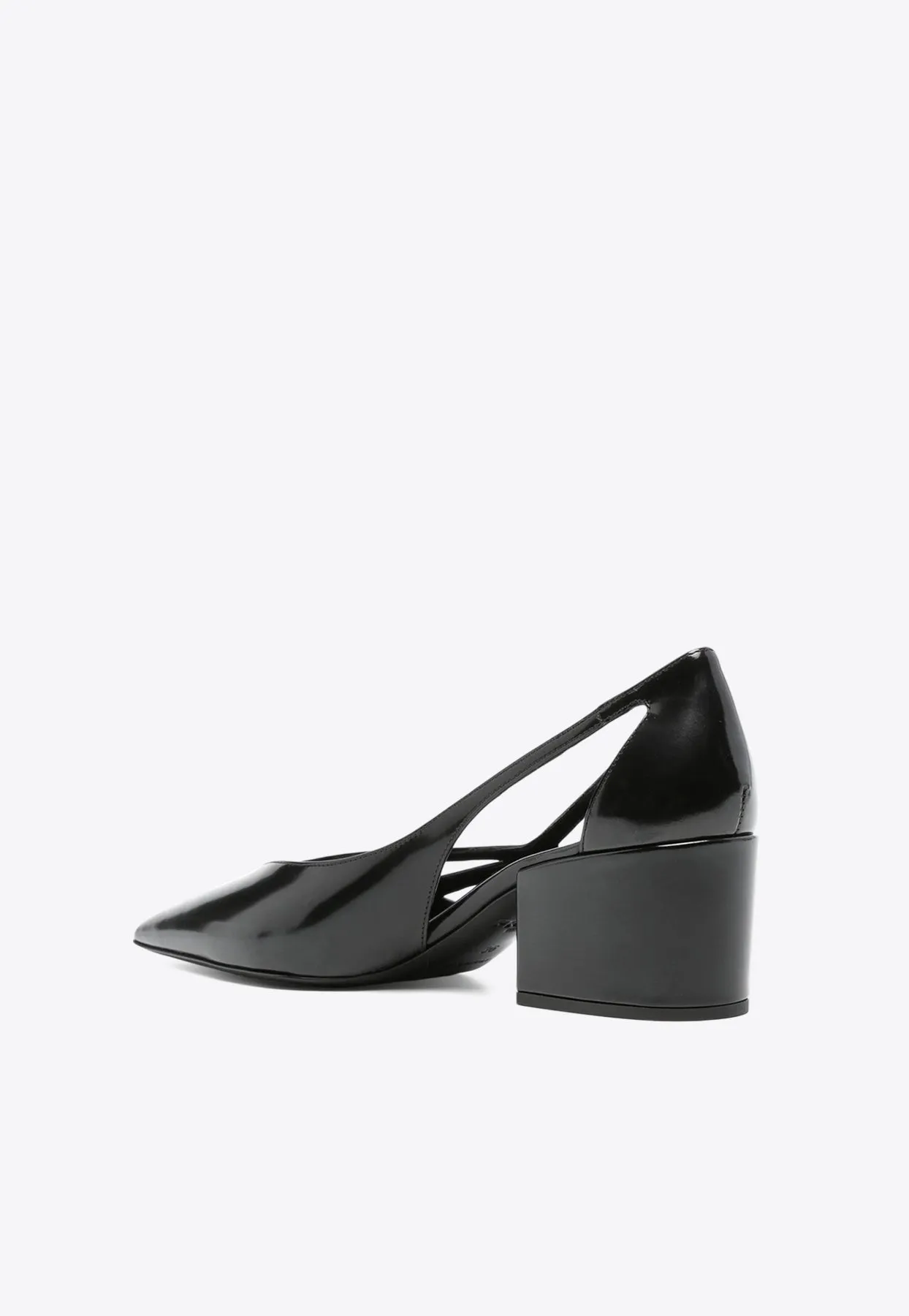 55 Debossed Logo Pumps