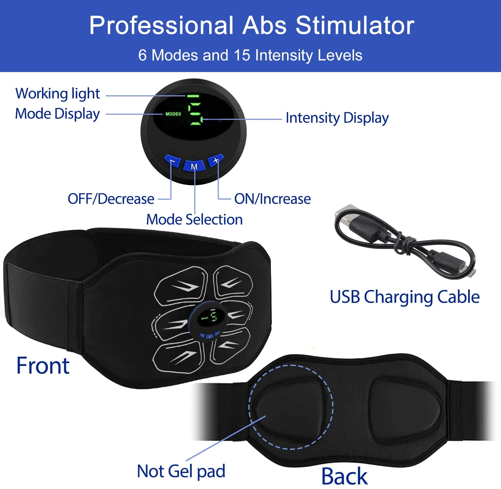Abs Stimulator Ab Machine  Workout Equipment