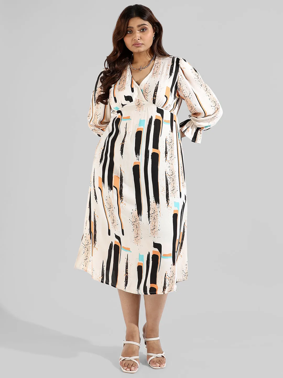 Abstrack Design Stylish Casual Dresses