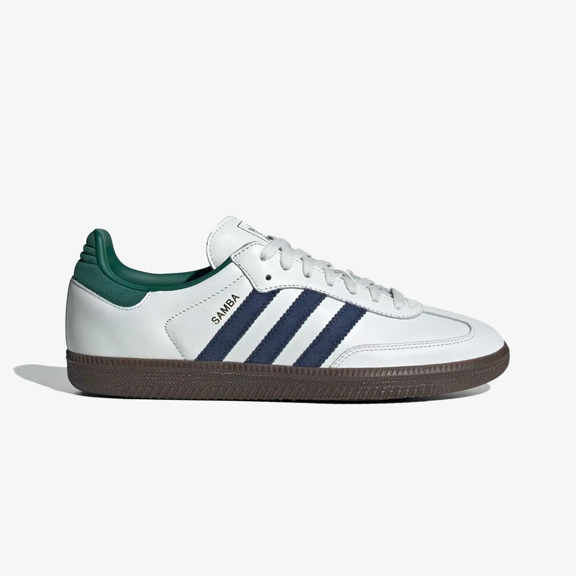 ADIDAS ORIGINALS | SAMBA OG { BLACK WHITE/COLLEGIATE GREEN