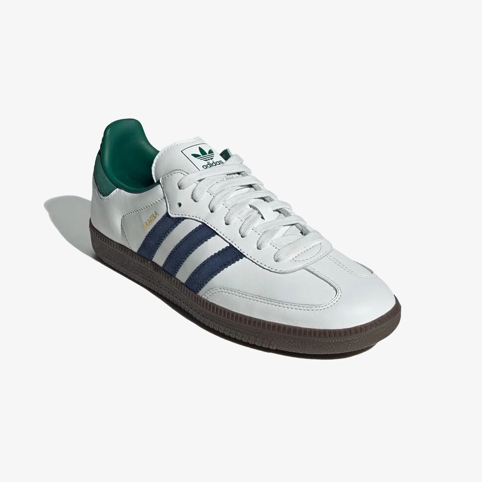 ADIDAS ORIGINALS | SAMBA OG { BLACK WHITE/COLLEGIATE GREEN