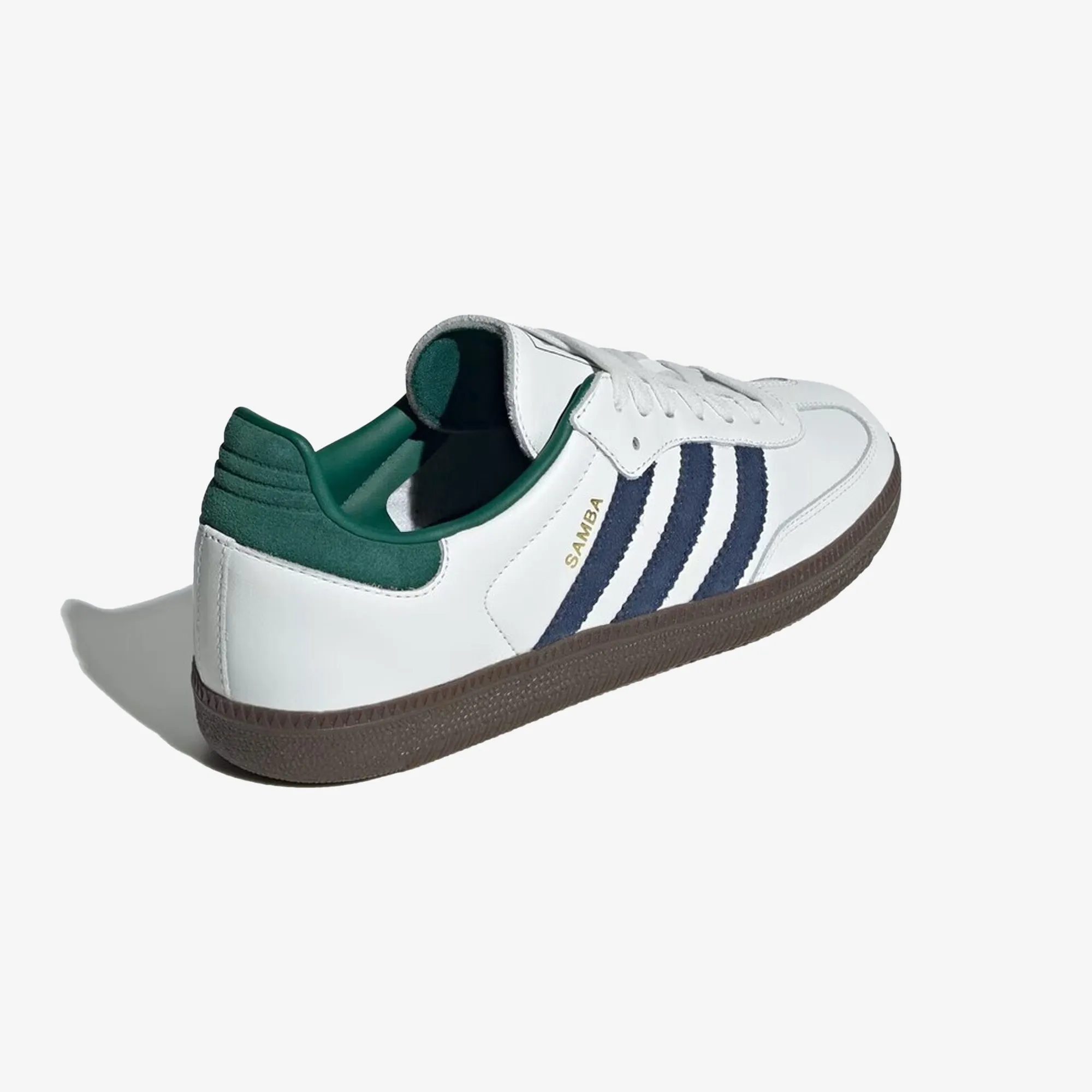 ADIDAS ORIGINALS | SAMBA OG { BLACK WHITE/COLLEGIATE GREEN