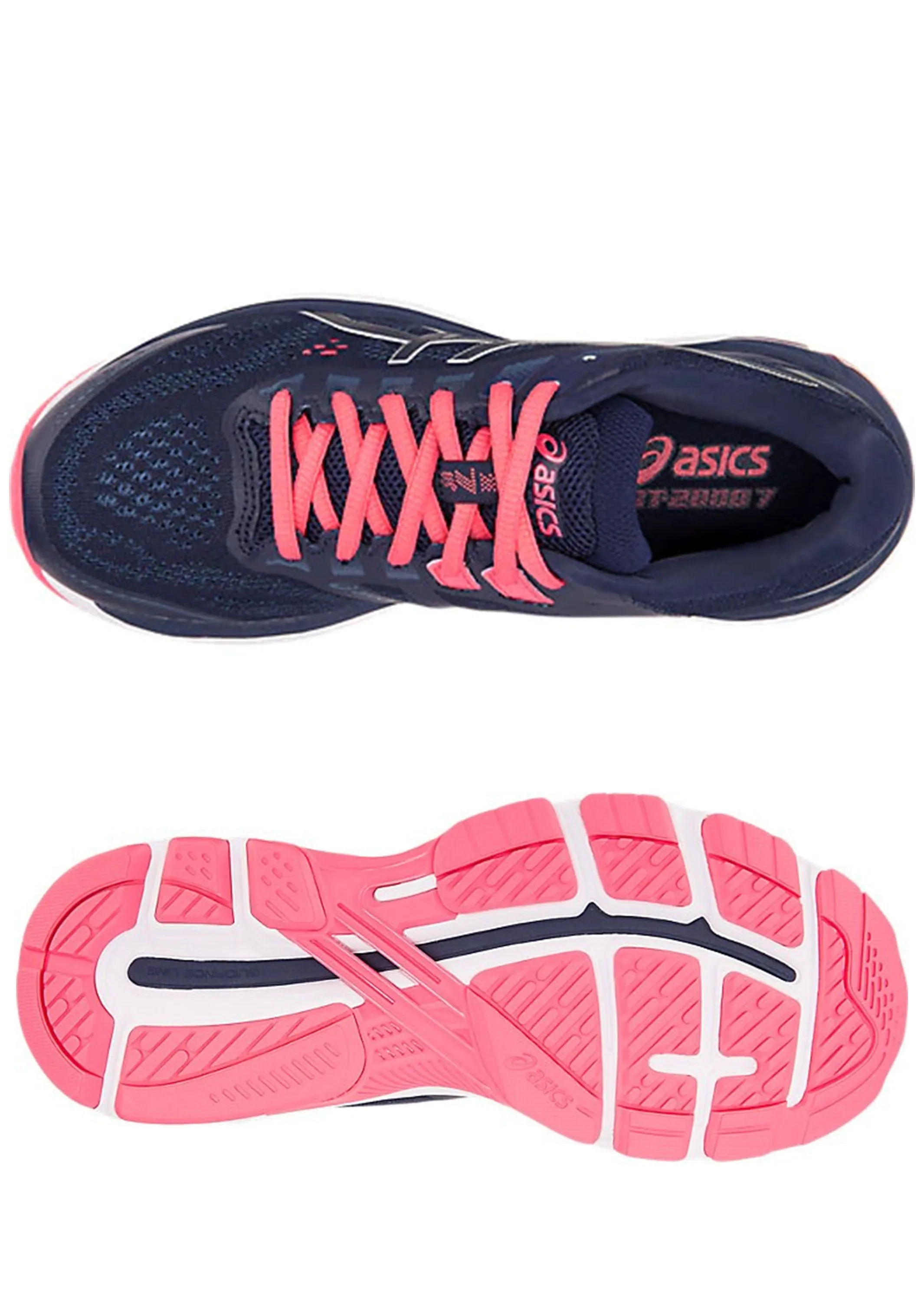 Asics Womens GT 2000 7 (D Width) <BR> 1012A146 401