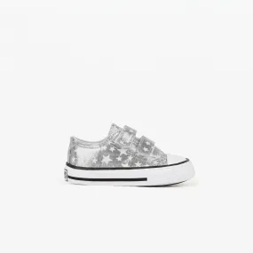 Baby's Silver Stars Sneakers