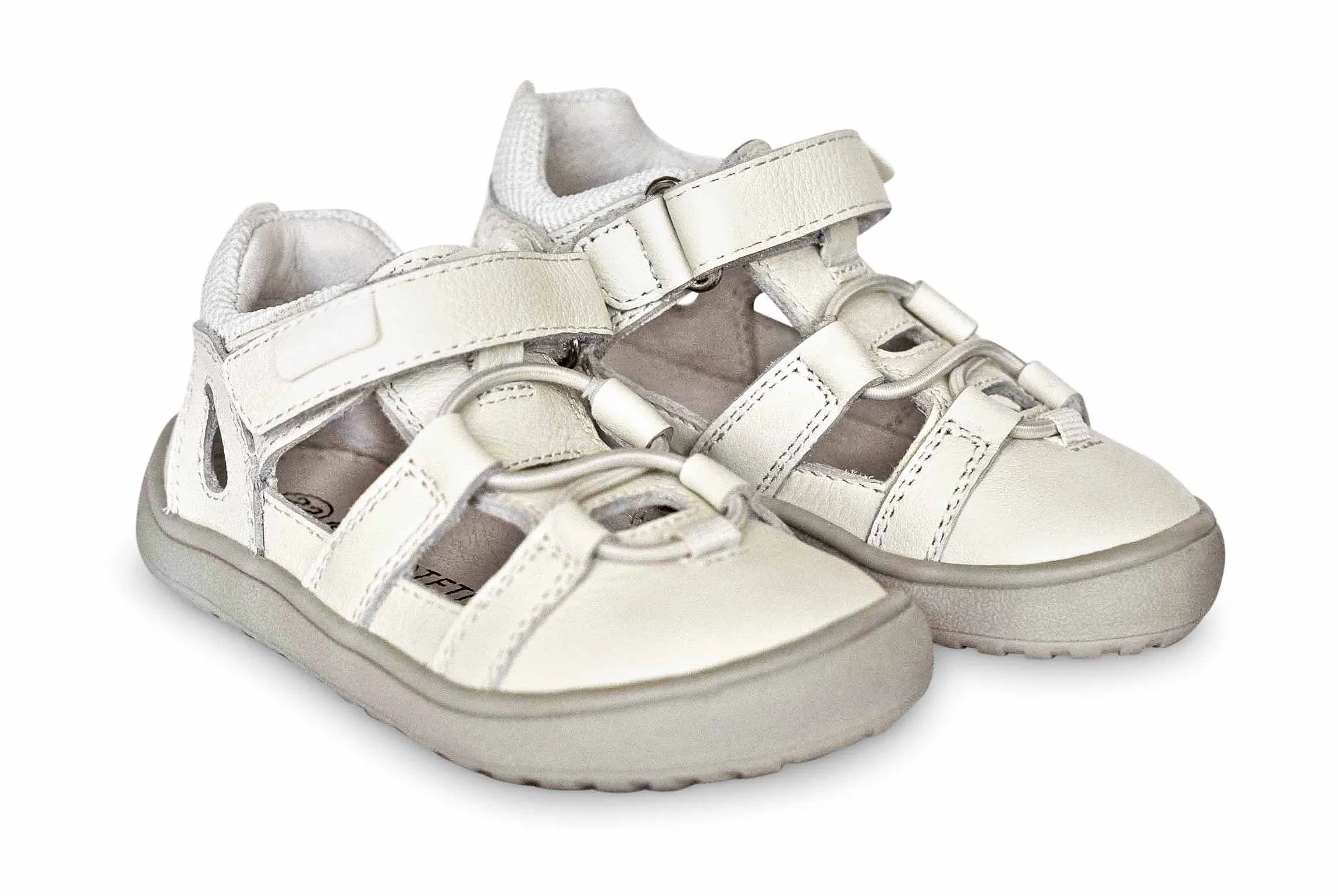 barefoot KENDY white girls and boys sneakers (narrow)