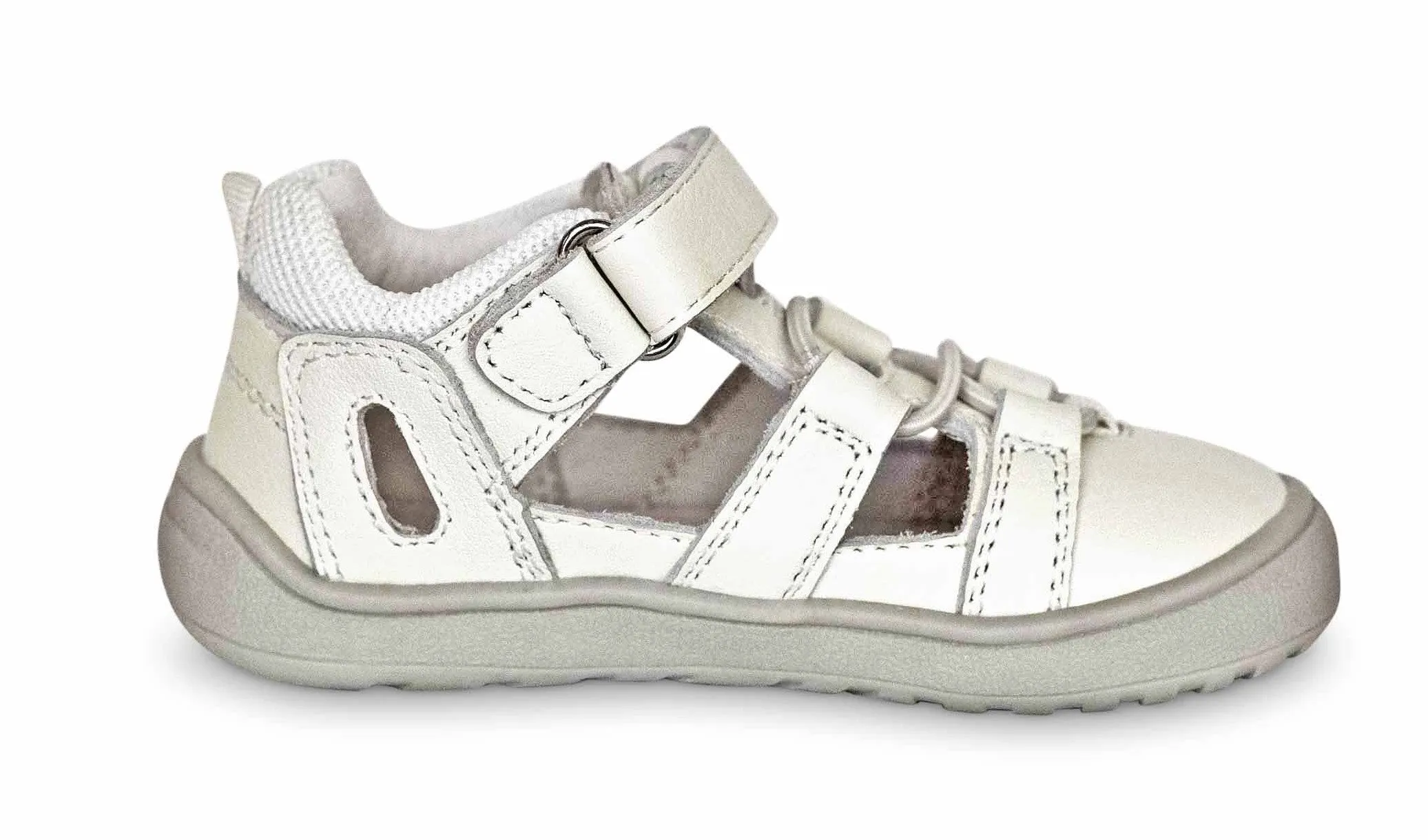 barefoot KENDY white girls and boys sneakers (narrow)
