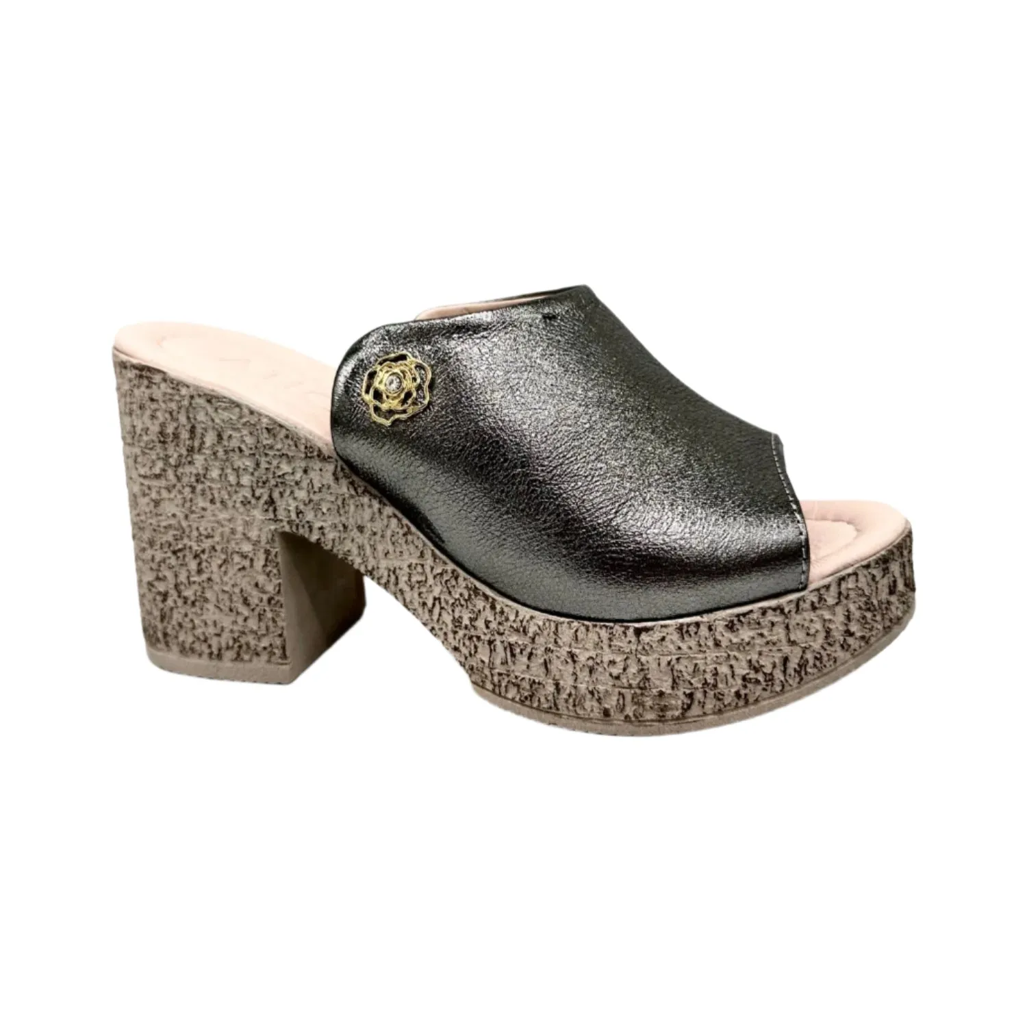 BONAVI ATTICA LOVE Block Heel Mule Sandal