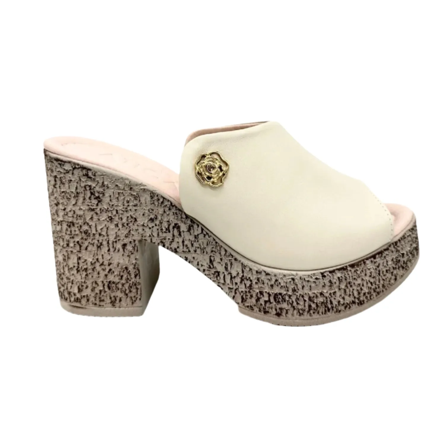 BONAVI ATTICA LOVE Block Heel Mule Sandal