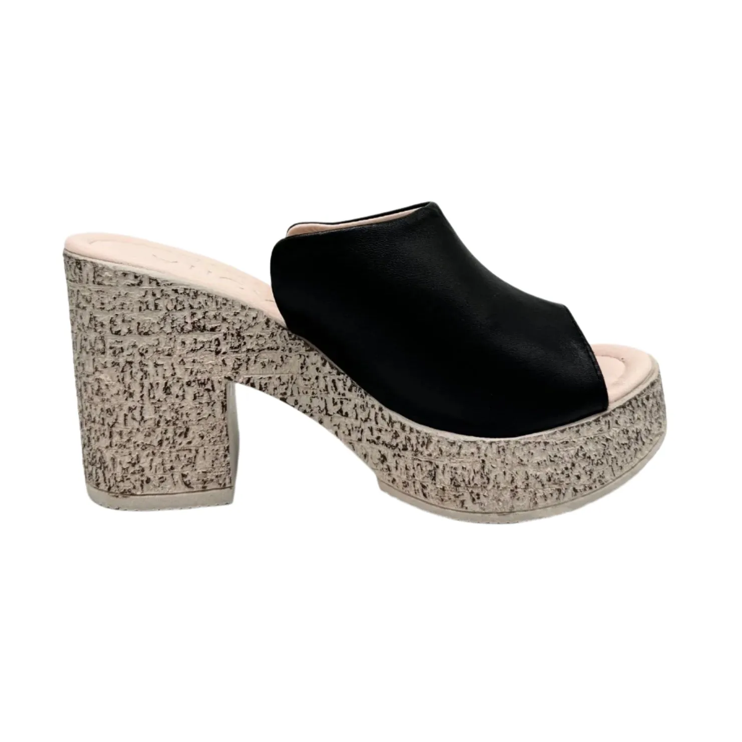 BONAVI ATTICA LOVE Block Heel Mule Sandal