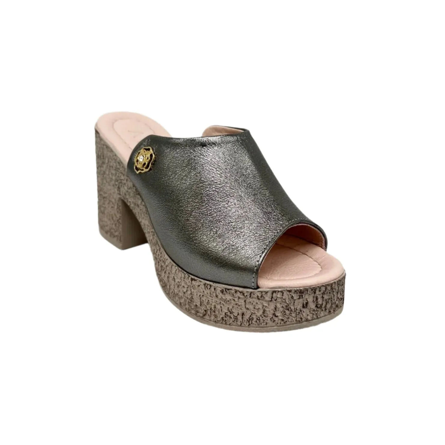 BONAVI ATTICA LOVE Block Heel Mule Sandal