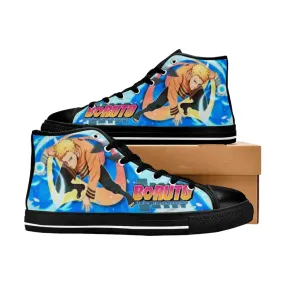 Boruto Naruto Next Generations Hokage Uzumaki Shoes High Top Sneakers for Kids and Adults
