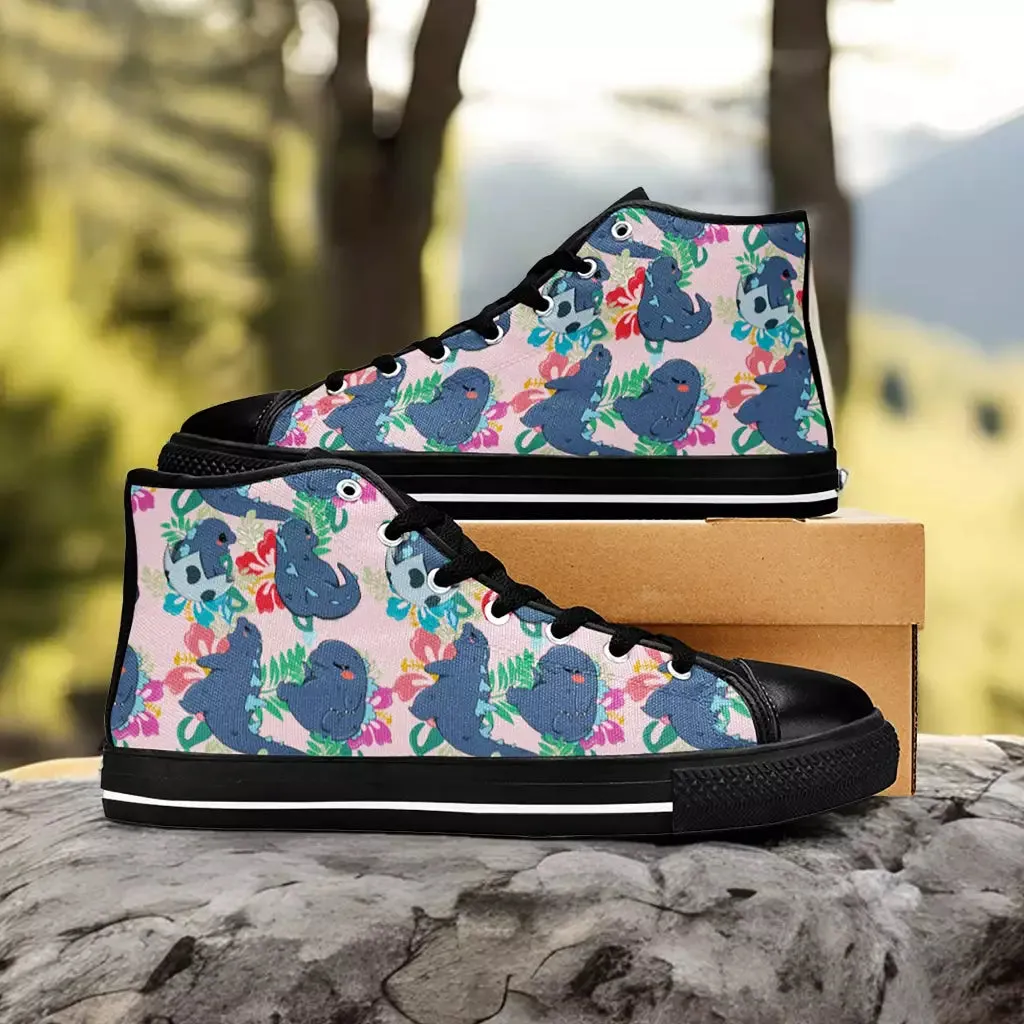 Chibi Godzilla King of the Monsters Shoes High Top Sneakers for Kids and Adults