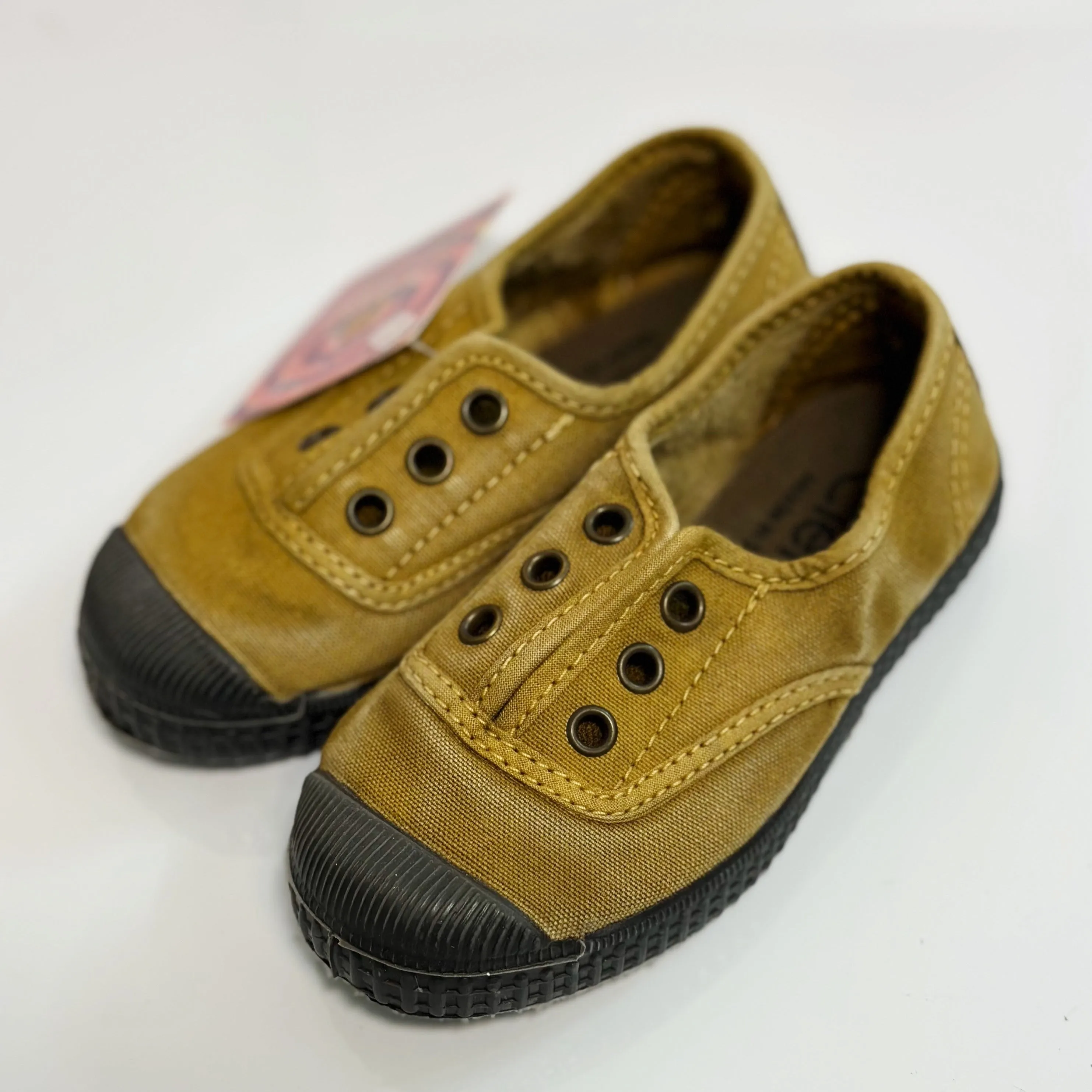Cienta Kids Canvas Slip On Sneakers Cana