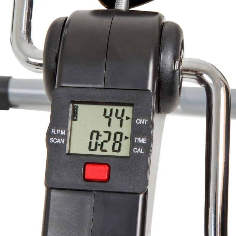 Compact Fitness Folding Pedal Exercise Bike with Electronic Display - Burn Calories Anywhere!