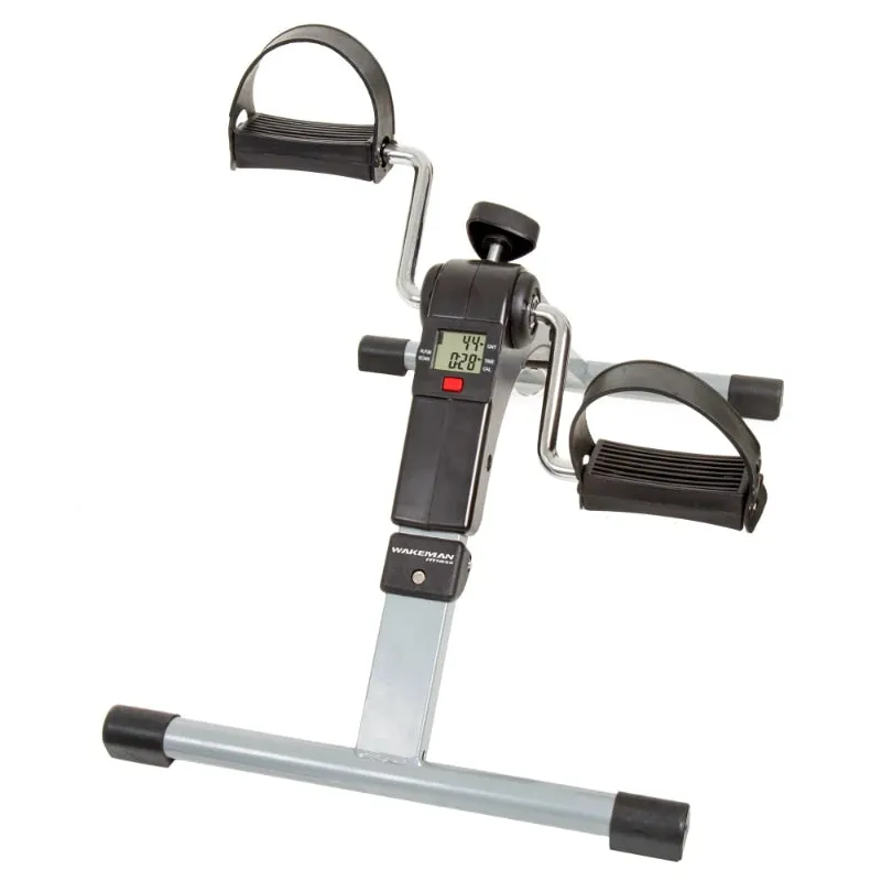 Compact Fitness Folding Pedal Exercise Bike with Electronic Display - Burn Calories Anywhere!