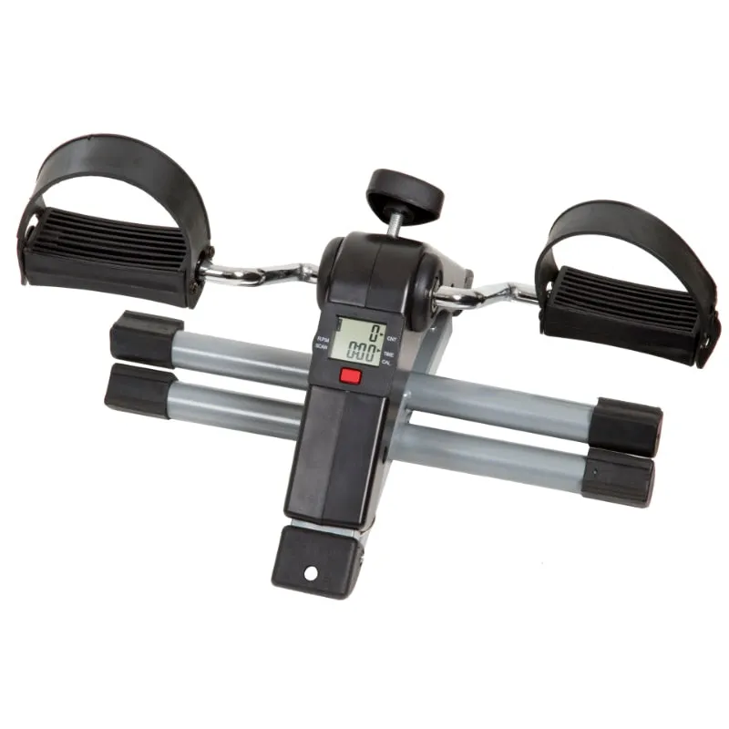 Compact Fitness Folding Pedal Exercise Bike with Electronic Display - Burn Calories Anywhere!