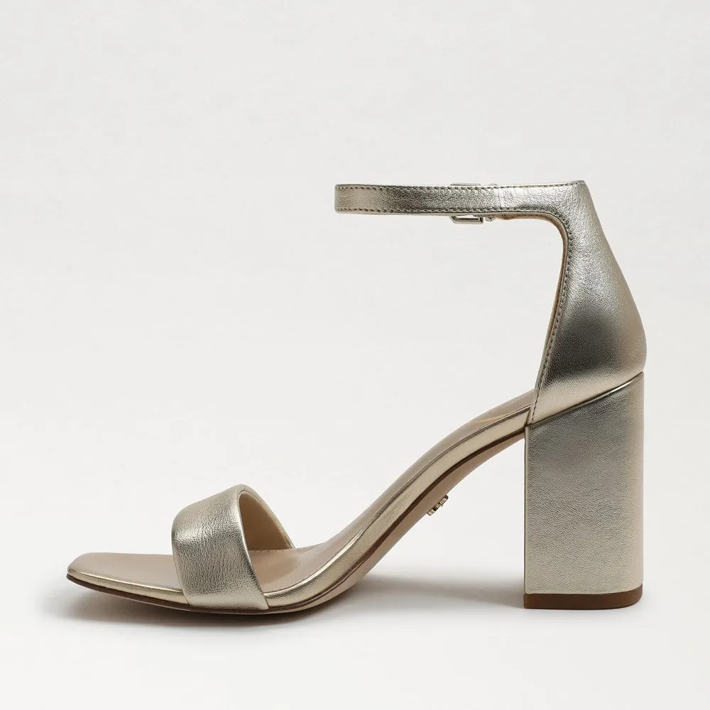Daniella Block Heel Sandal- Gold