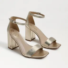 Daniella Block Heel Sandal- Gold