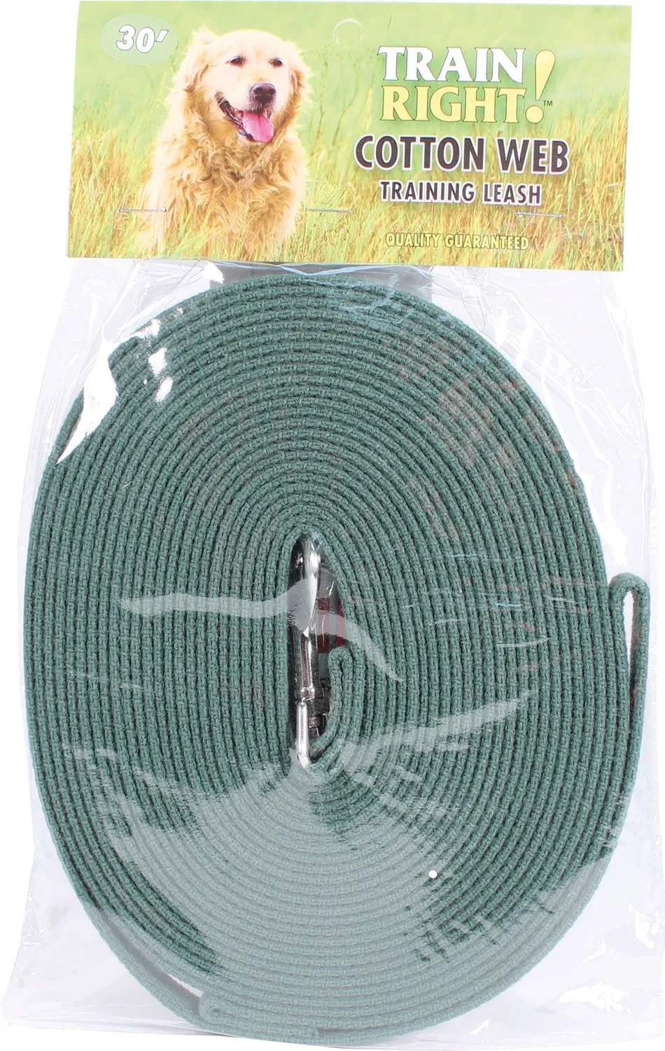 Dog Training Leash - 30ft - Train Right Cotton Web Training Leash - Coastal Pet Products