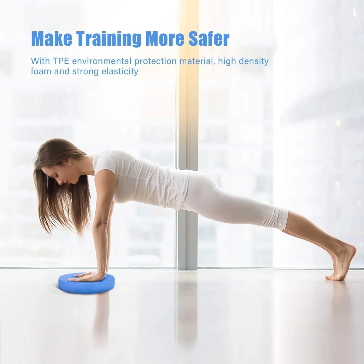 Foam Balance Pad( Large or XL), Non-Slip Exercise Balance Pad for Balance Workouts
