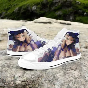 Genshin Impact Lisa Shoes High Top Sneakers for Kids and Adults