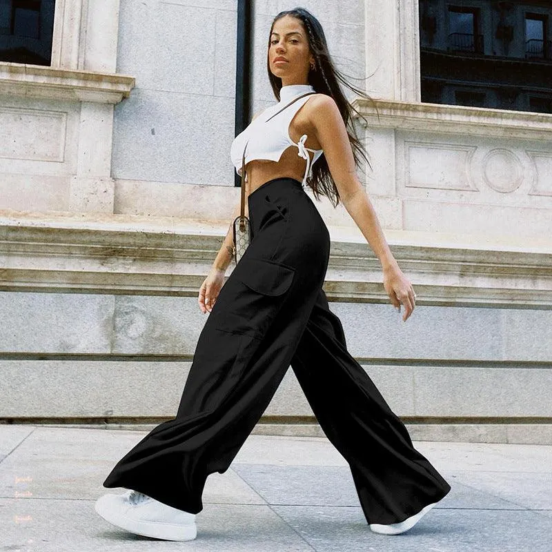 Girl Versatile Casual Spicy Straight Leg Pants For Women