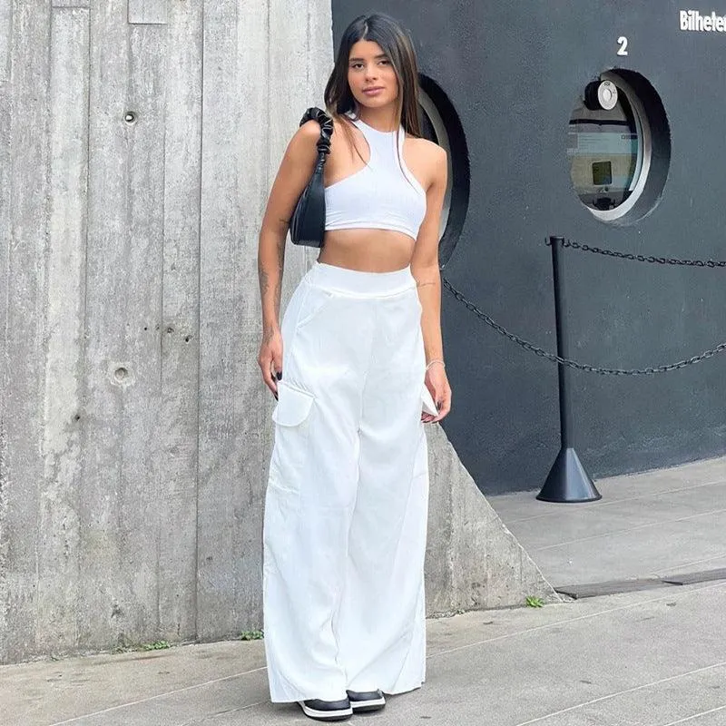 Girl Versatile Casual Spicy Straight Leg Pants For Women