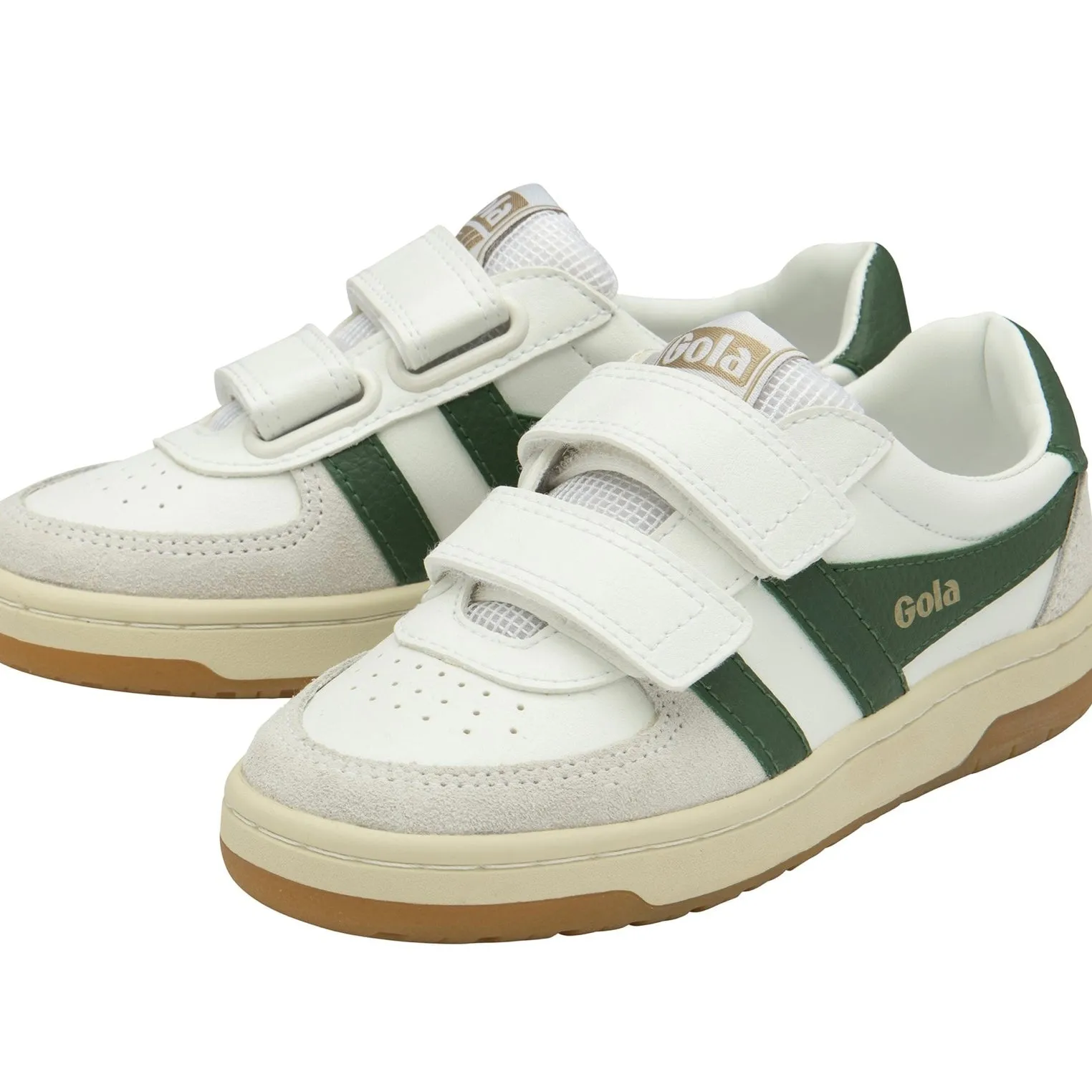 Gola Hawk strap white/ dark green