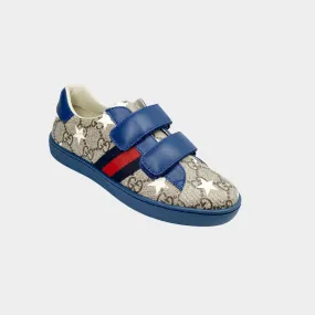 Gucci Kids Ace GG Sneakers in blue