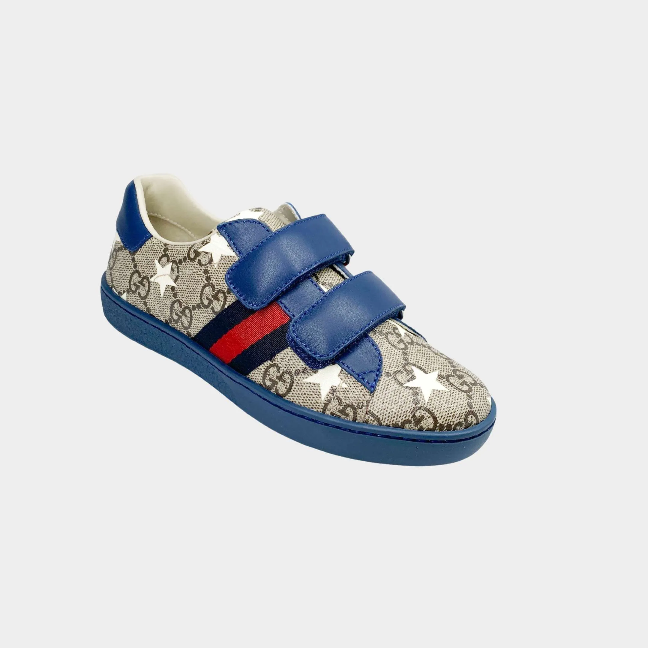 Gucci Kids Ace GG Sneakers in blue