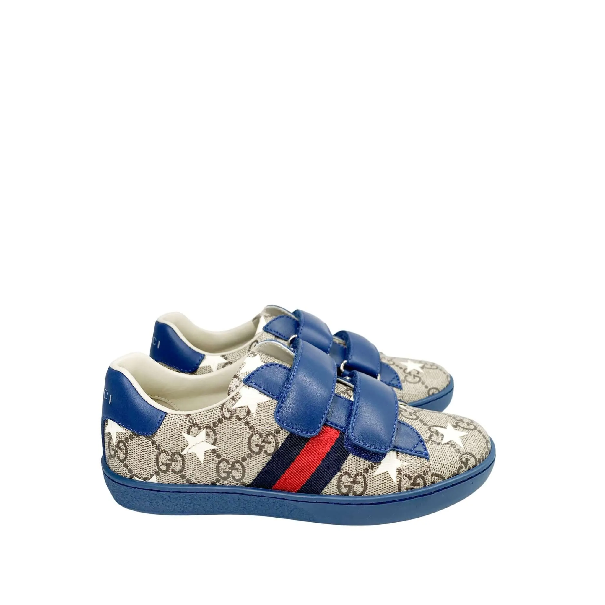 Gucci Kids Ace GG Sneakers in blue