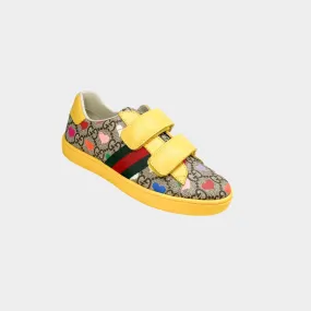 Gucci Kids Ace GG Sneakers in Yellow