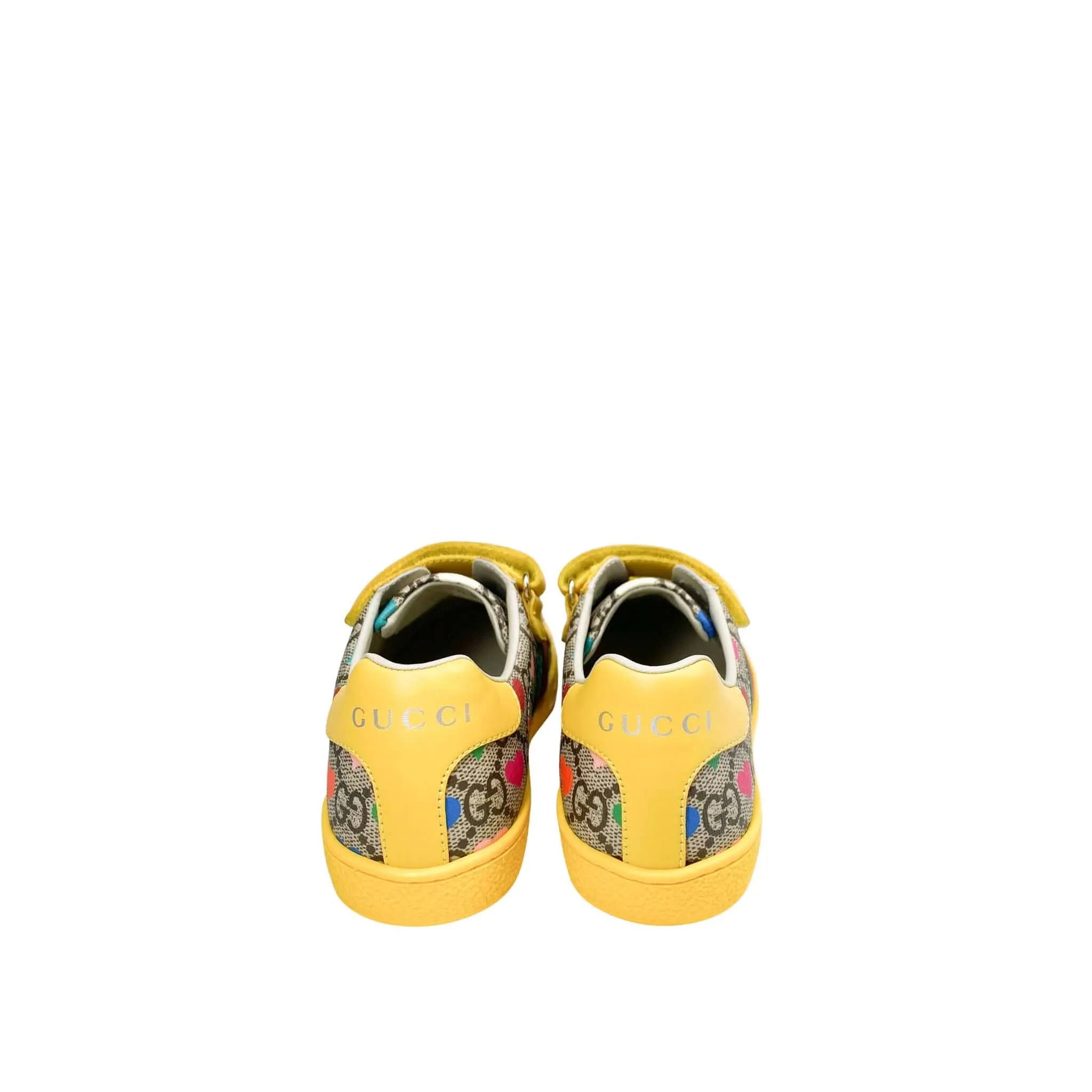 Gucci Kids Ace GG Sneakers in Yellow