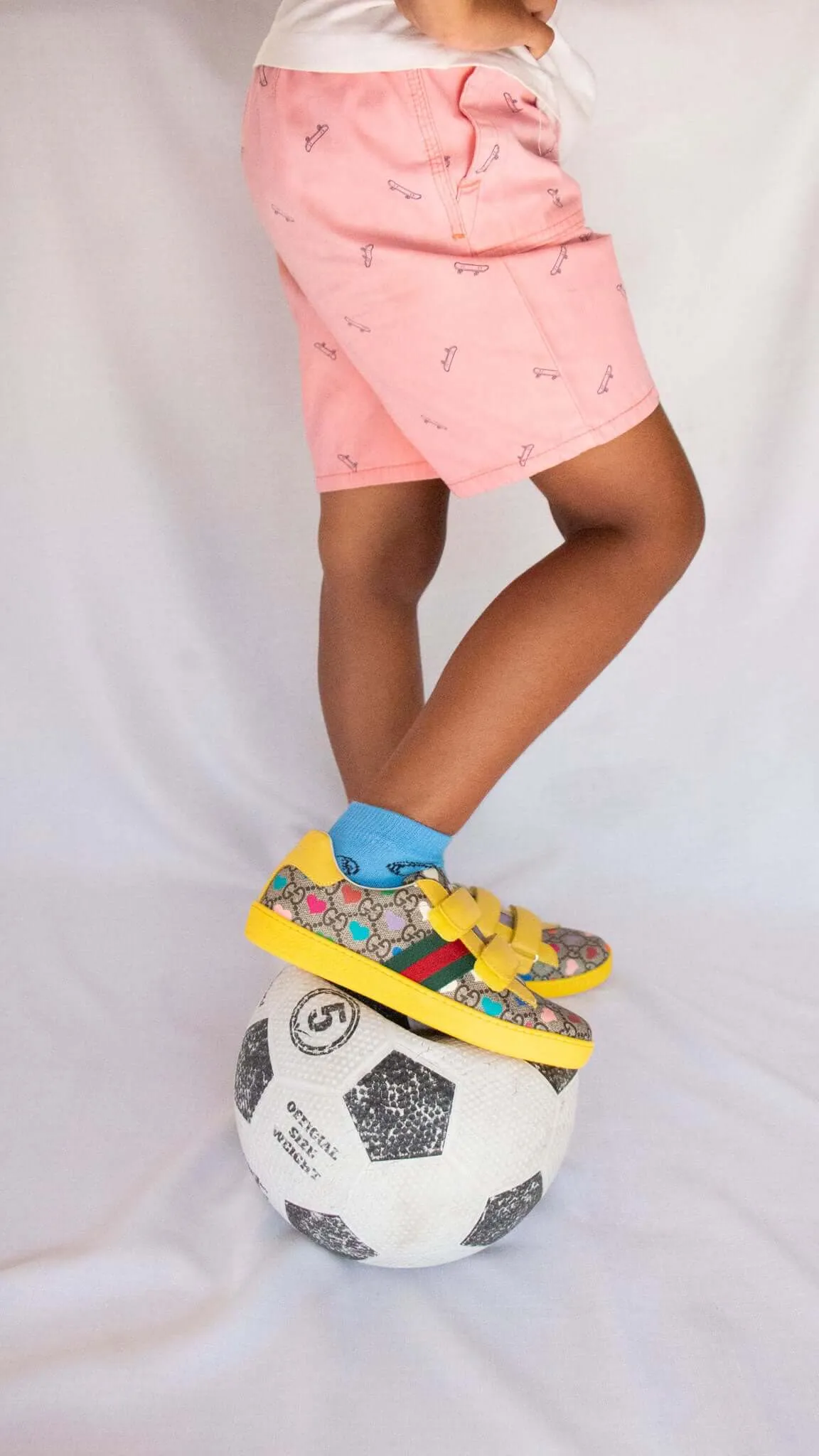 Gucci Kids Ace GG Sneakers in Yellow