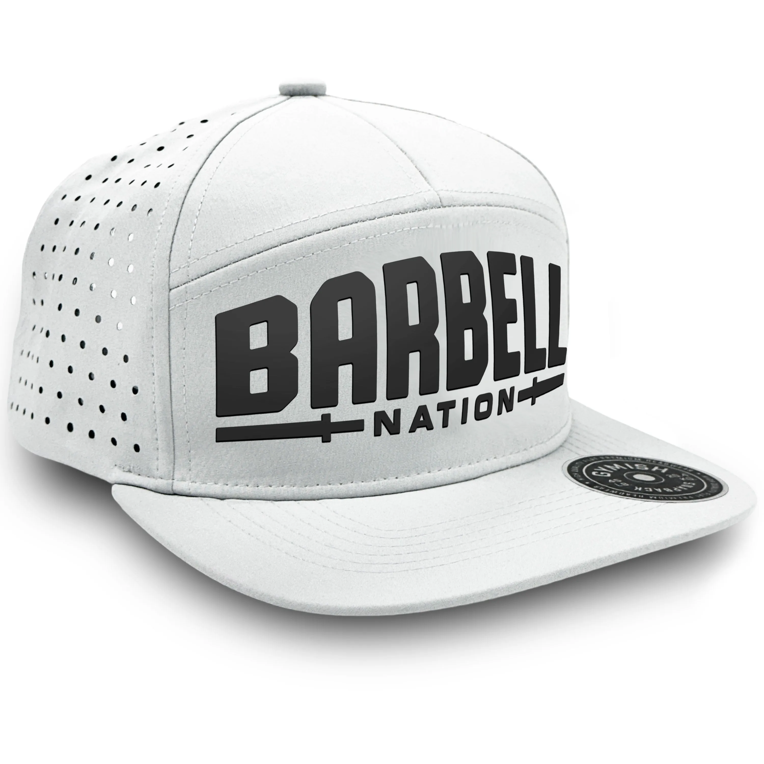 Gymish Barbell Nation Workout Hats for Men