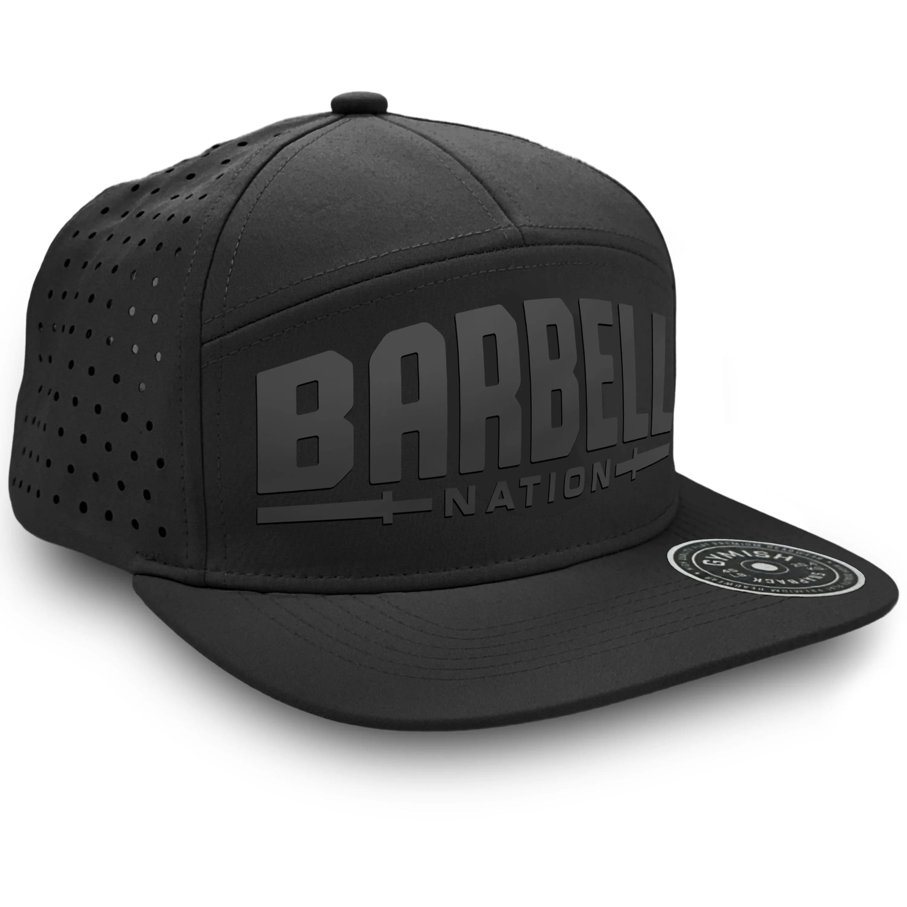 Gymish Barbell Nation Workout Hats for Men