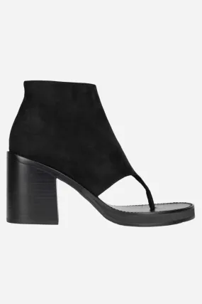 Jeffrey Campabell Trust Ankle Sandal in Black Suede