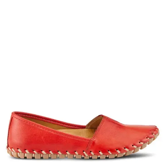 Kathaleta Shoe - Red Leather
