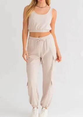 LeLis Workout Crop Tank