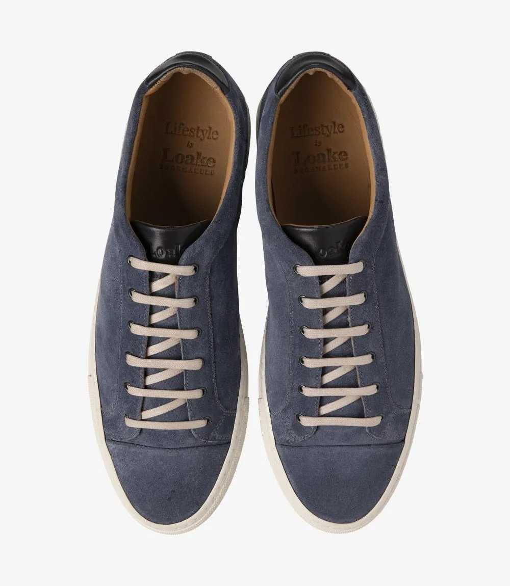 LOAKE DASH LIGHT BLUE SNEAKER RUBBER CUP SOLE F-MEDIUM