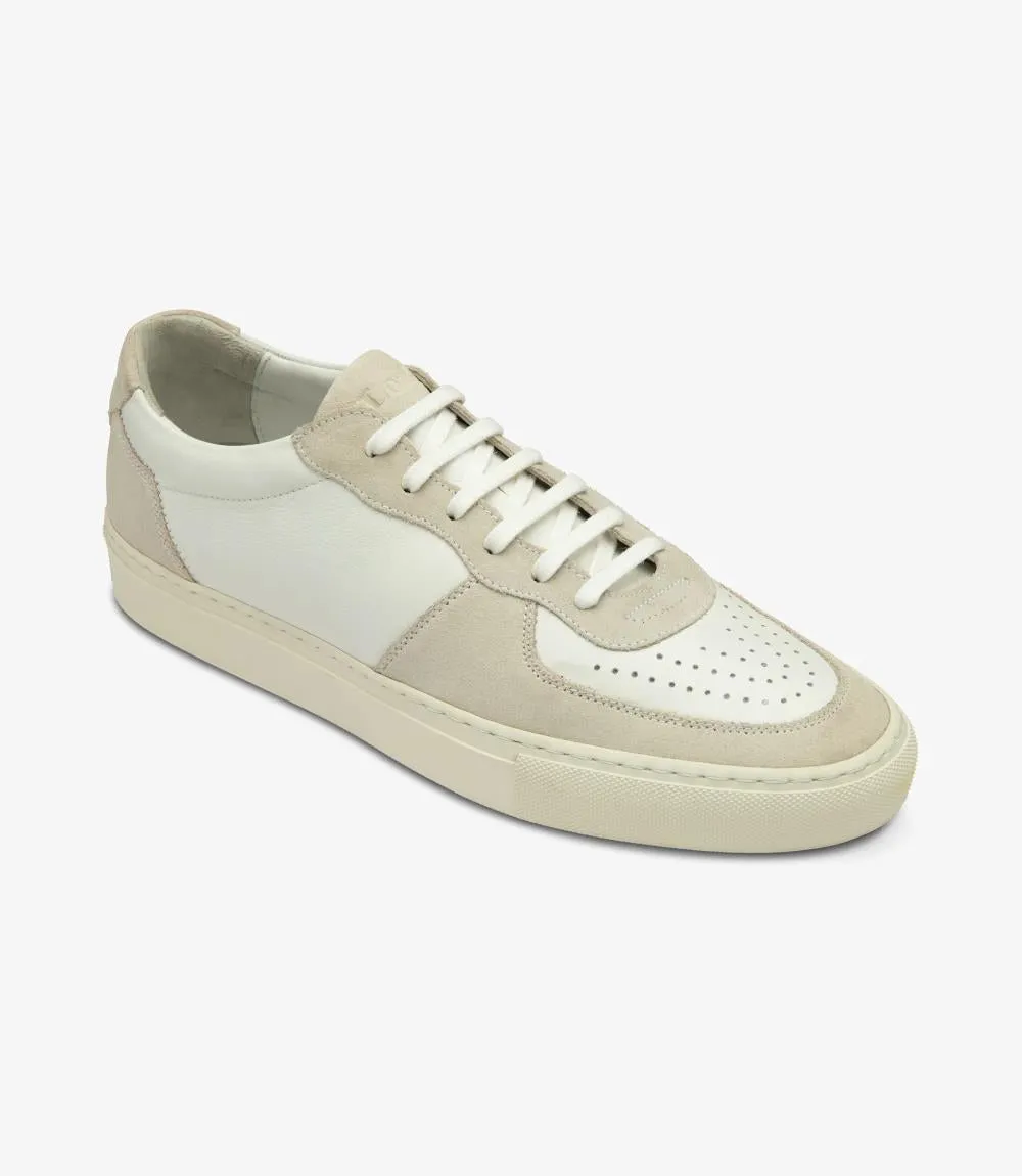LOAKE RUSH WHITE-SAND SNEAKER RUBBER SOLE F-MEDIUM