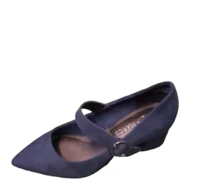 Marco Tozzi Navy Low Heeled Shoe