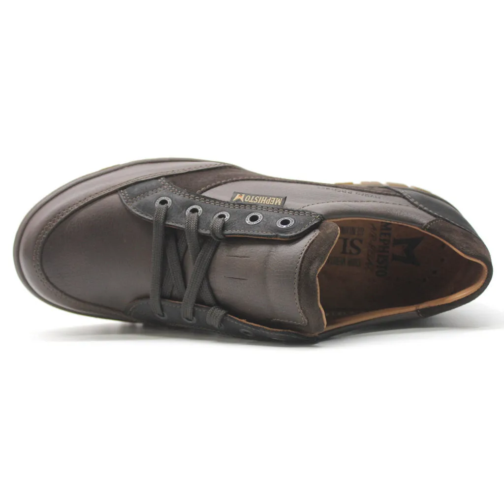 Mephisto Paco Full Grain Leather Men's Trainers