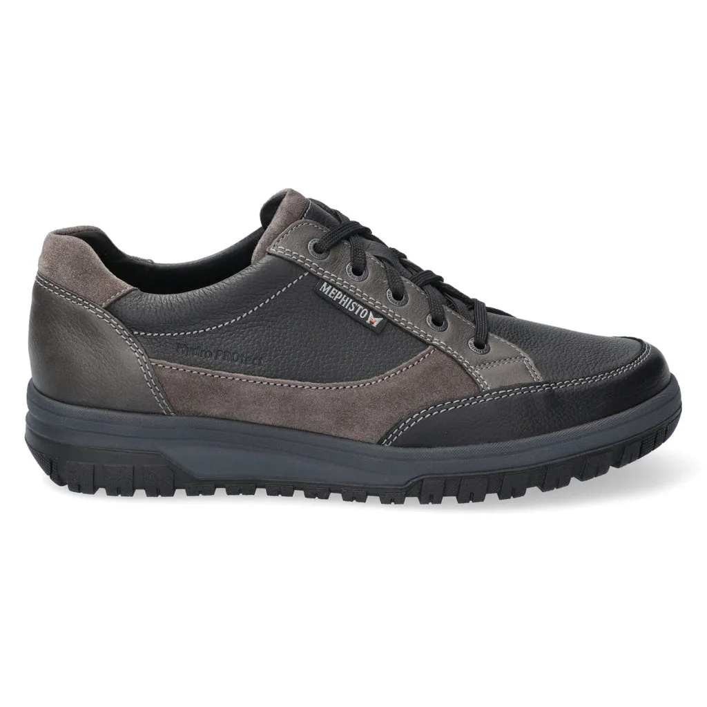 Mephisto Paco Full Grain Leather Men's Trainers
