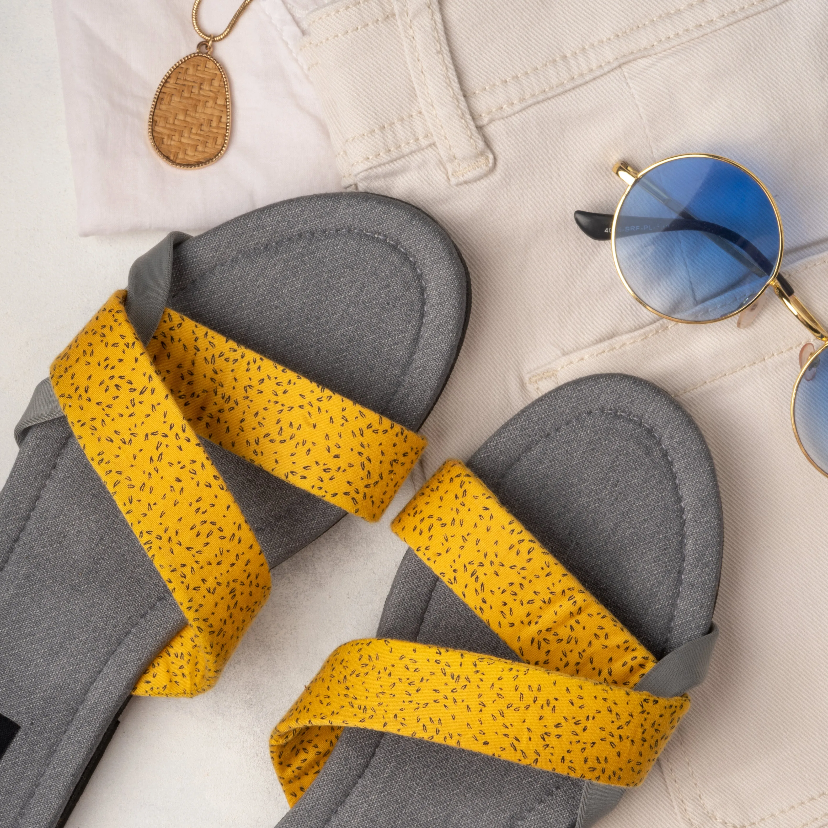 Mustard Mantra Flats