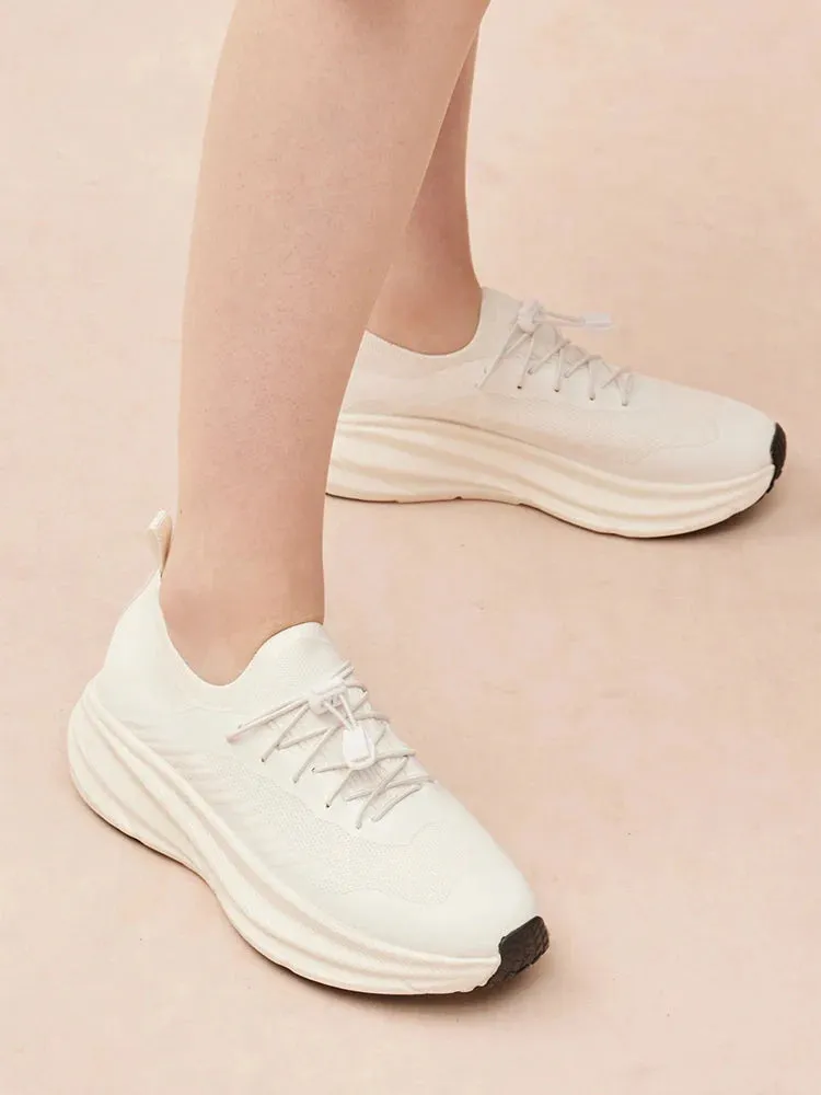 Natalie Elastic Lace Flyknit Sneakers