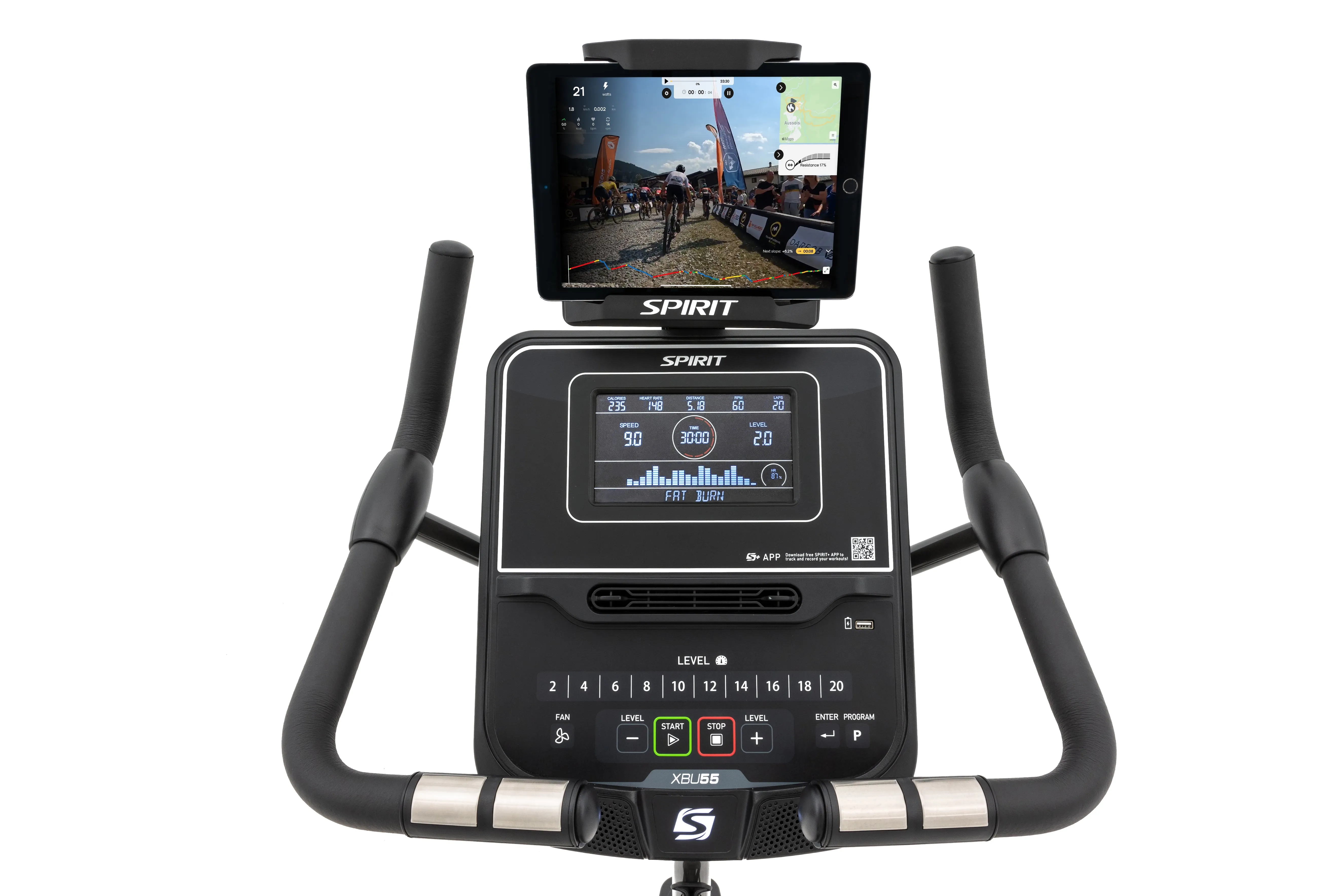 NEW Spirit XBU55 Upright Exercise Bike