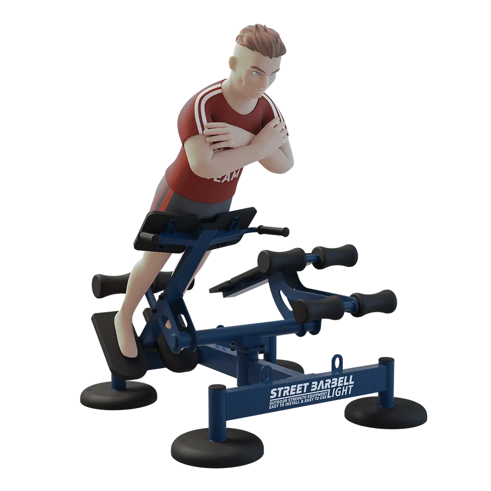 OUTDOOR FITNESS EQUIPMENT STREETBARBELL AB Bench & Hyper Extension