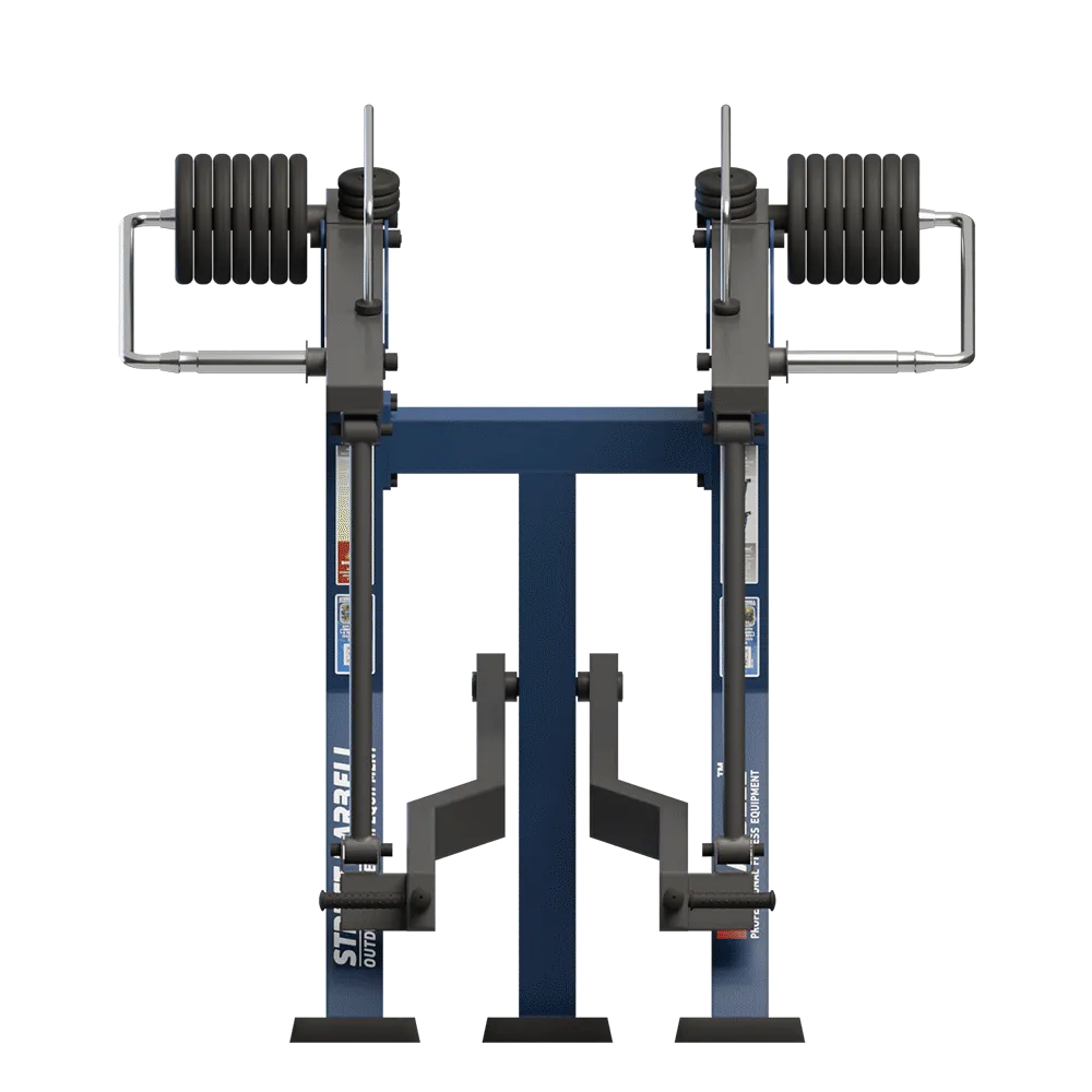 OUTDOOR FITNESS EQUIPMENT STREETBARBELL COMBO DEAD LIFT